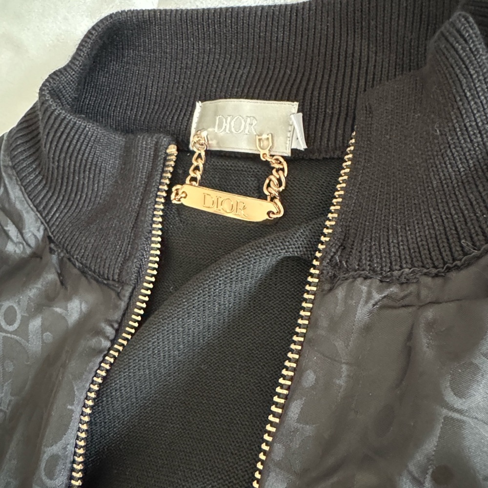 Black Jacket with Gold Accent